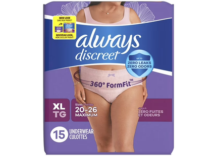 Always - Discreet Underwear XL | 15 Underwear