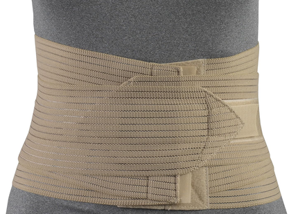 Ceinture lombo-sacrée élastique légère OTC - 23 cm (9 po) « Petite » / Armatures en acier Beige