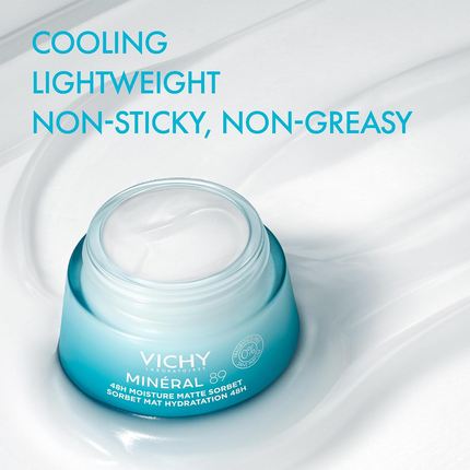 Vichy - Minéral 89 Sorbet Mat Hydratant 48H Sans Parfum | 50 ml