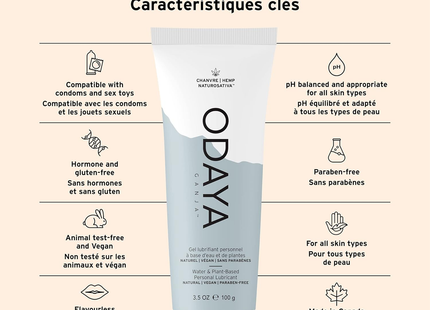 ODAYA - Water & Planet Based Personal Lubricant Gel | 100 mL