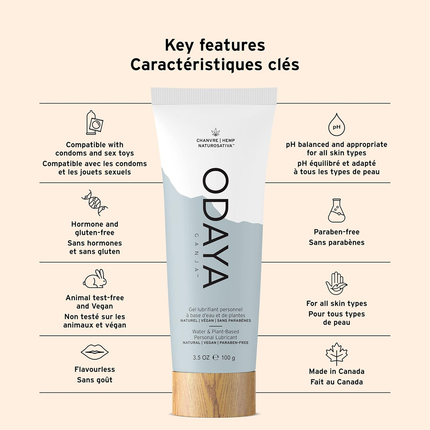 ODAYA - Water & Planet Based Personal Lubricant Gel | 100 mL