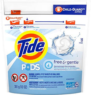 Tide Pods Free & Gentle | 16 Capsules