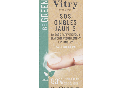 Vitry - SOS Yellow Nails Whitening Base Polish with Silicium | 10 mL