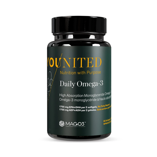 Younited - Daily Omega-3 Softgels | 60 Softgels