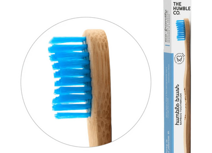 Humble Co. - Humble Brush Bamboo Toothbrush - Blue | Adult Soft