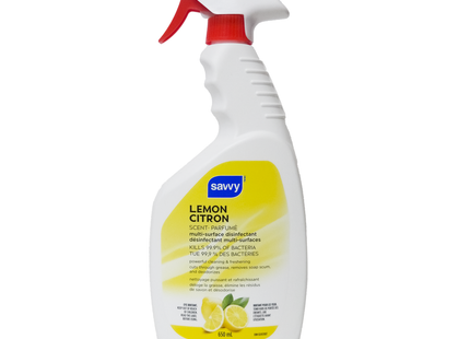 Savvy - Multi Surface Disinfectant - Lemon | 650 mL