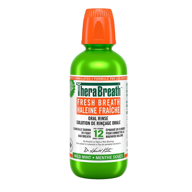 TheraBreath - Fresh Breath 12HR Oral Rinse - Mild Mint | 473 mL