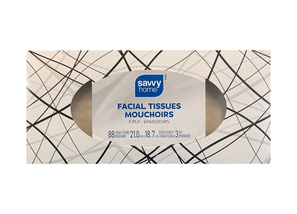 Savvy - 3 PLY Facial Tissue | 88 Tissues