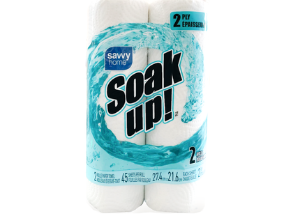 Savvy - Soak Up Paper Towels | 2 Rolls