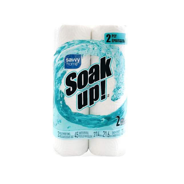 Savvy - Soak Up Paper Towels | 2 Rolls