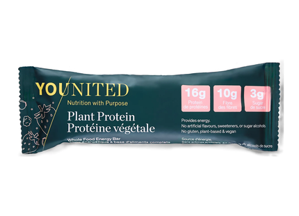Younited - Plant Protein Whole Food Energy Bar - Summer Berry | 60 g