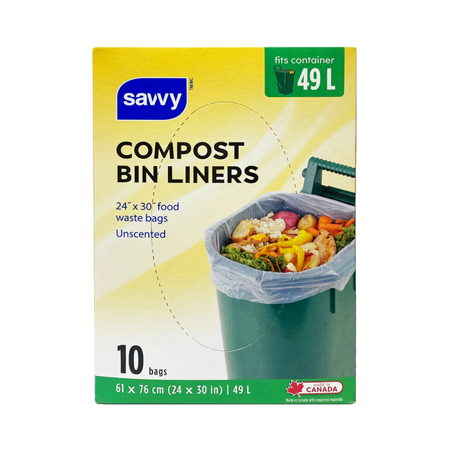Savvy - Sacs composteurs 49 L | 10 sacs