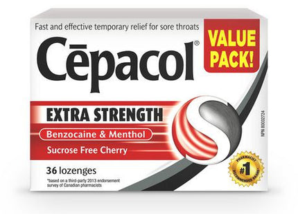 Cepacol - Extra Strength Cherry Lozenges | 36 Lozenges