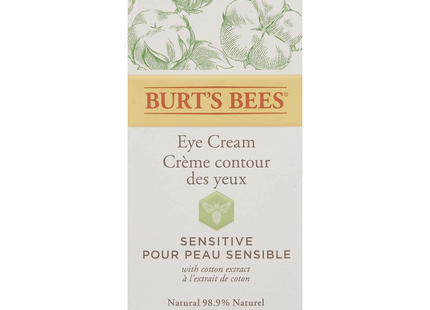 Burt's Bees - Eye Cream Sensitive - With Cotton Extract | 14.1 g