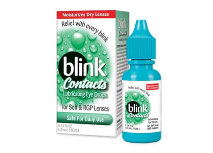 Blink Contacts Lubricating Drops with Sodium Hyaluronate | 10 ml