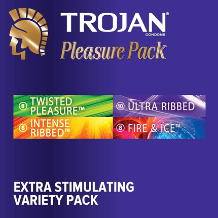 Trojan - Pleasure Pack Condoms | 12 Condoms