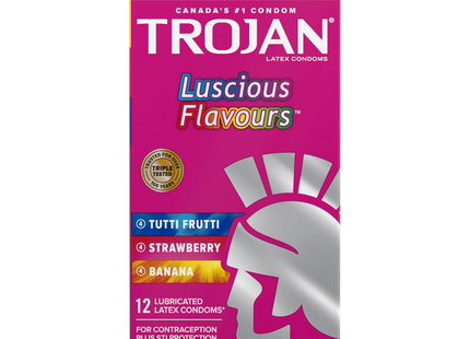 Trojan - Préservatifs parfumés Luscious | 12 préservatifs
