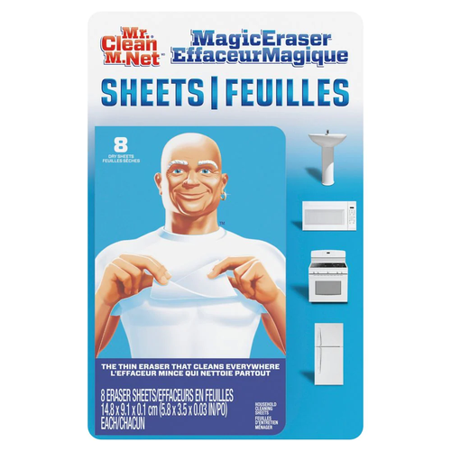 Mr Clean - Magic Eraser Sheets | 8 Household Cleaning Sheets