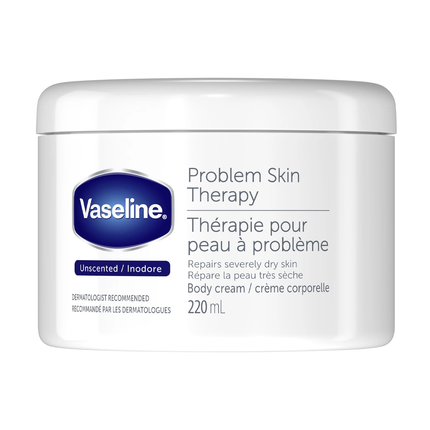 Vaseline - Crème corporelle pour peaux à problèmes - Sans parfum | 220 ml