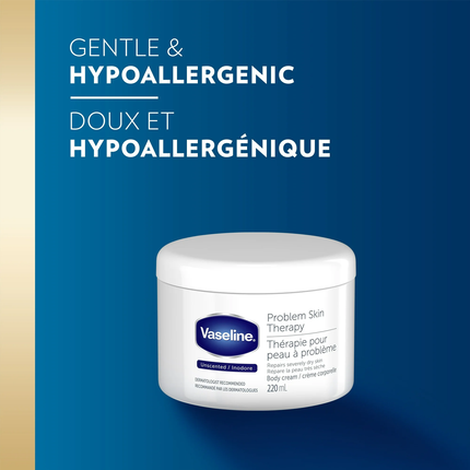 Vaseline - Crème corporelle pour peaux à problèmes - Sans parfum | 220 ml