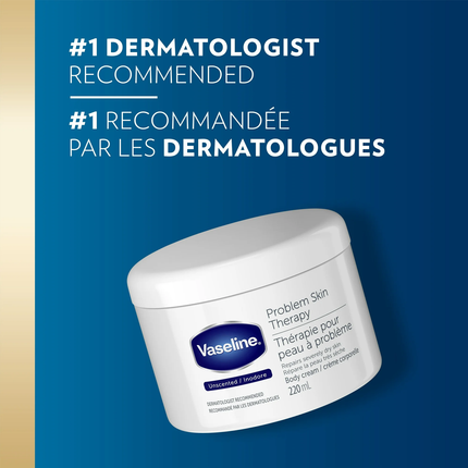 Vaseline - Crème corporelle pour peaux à problèmes - Sans parfum | 220 ml