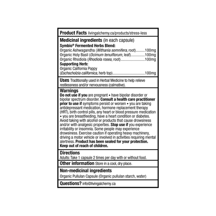 Living Alchemy - Stress Less | 60 Capsules