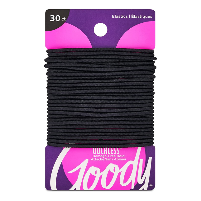 Goody - Ouchless Elastics for Fine Hair | 30 Count