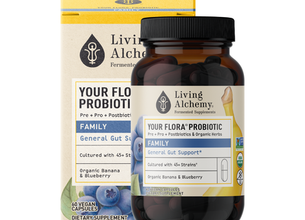 Living Alchemy - Your Flora Probiotic Family | 60 Capsules
