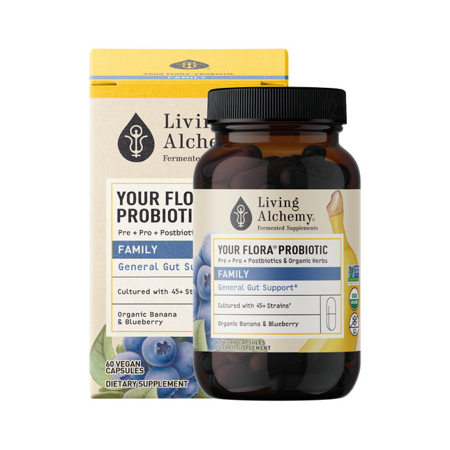 Living Alchemy - Your Flora Probiotic Family | 60 Capsules