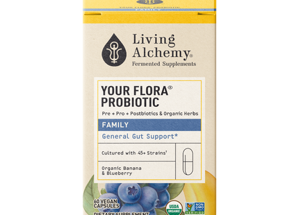 Living Alchemy - Your Flora Probiotic Family | 60 Capsules