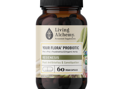 Living Alchemy - Your Flora Probiotic Regenesis | 60 Capsules