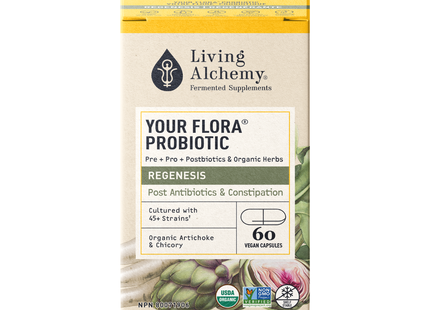 Living Alchemy - Your Flora Probiotic Regenesis | 60 Capsules