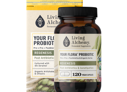 Living Alchemy - Your Flora Probiotic Regenesis | 120 Capsules