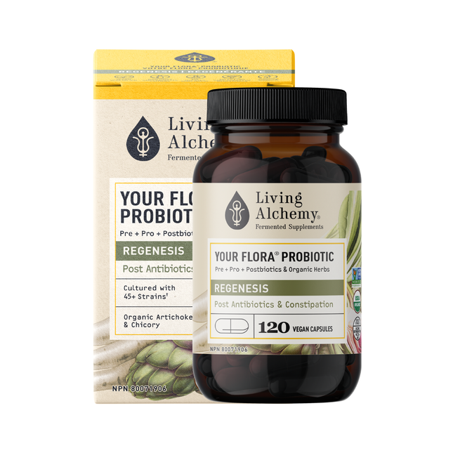 Living Alchemy - Your Flora Probiotic Regenesis | 120 Capsules
