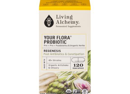 Living Alchemy - Your Flora Probiotic Regenesis | 120 Capsules