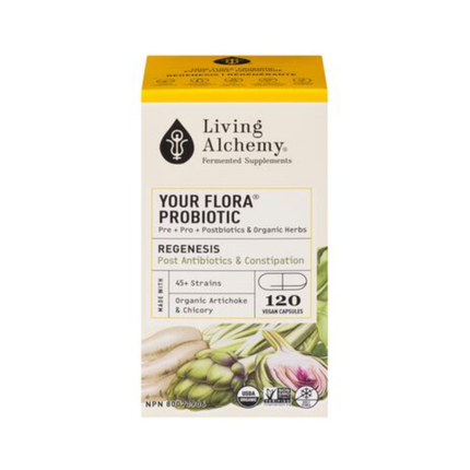 Living Alchemy - Votre Flore Probiotique Regenesis | 120 Gélules