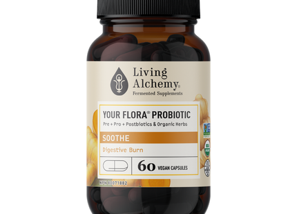 Living Alchemy - Votre Flore Probiotique Apaisante | 60 Gélules