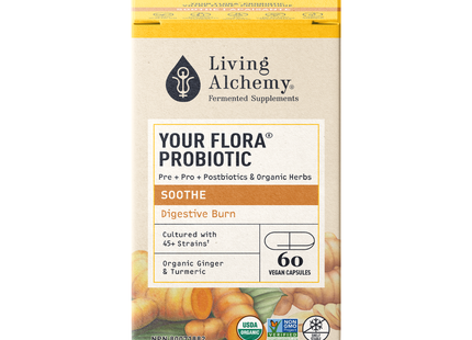 Living Alchemy - Votre Flore Probiotique Apaisante | 60 Gélules