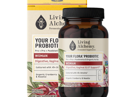 Living Alchemy - Your Flora Probiotic Woman | 60 Capsules