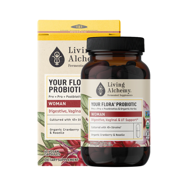 Living Alchemy - Your Flora Probiotic Woman | 60 Capsules