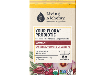Living Alchemy - Your Flora Probiotic Woman | 60 Capsules