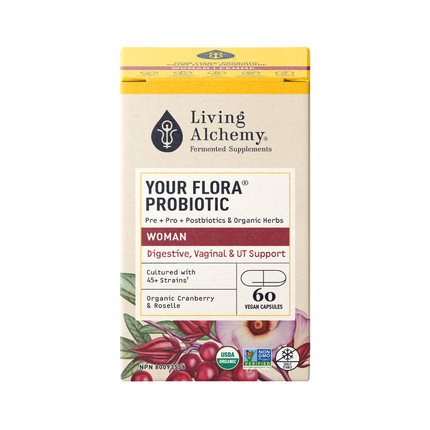 Living Alchemy - Your Flora Probiotic Woman | 60 Capsules