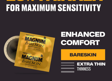 Trojan - Magnum Bareskin Condoms | 10 Condoms