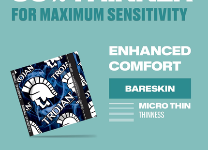 Trojan - Bareskin Condoms | 3 Condoms