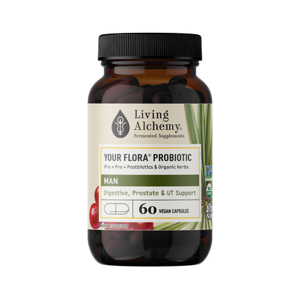Living Alchemy - Votre Flore Probiotique Homme | 60 Gélules