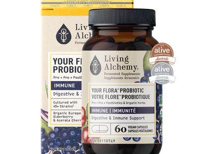 Living Alchemy - Your Flora Probiotic Immunité | 60 gélules
