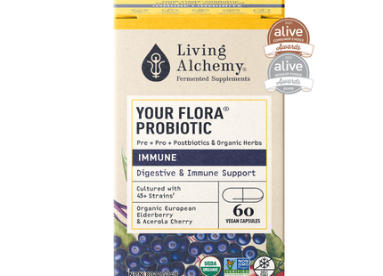 Living Alchemy - Your Flora Probiotic Immunité | 60 gélules