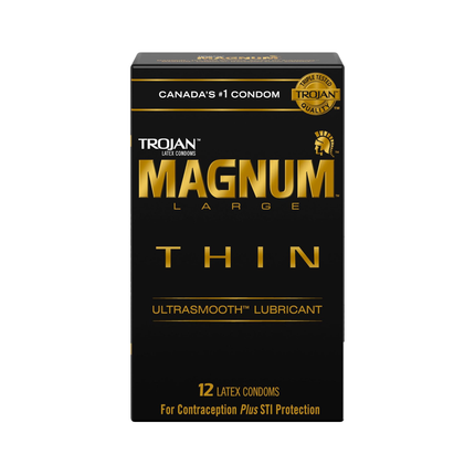 Trojan - Magnum Thin Condoms | 12 Condoms
