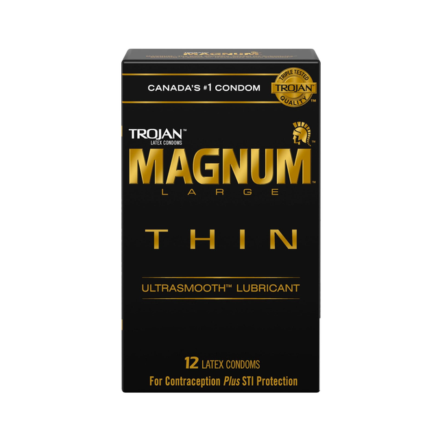 Trojan - Magnum Thin Condoms | 12 Condoms