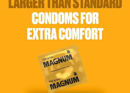 Trojan - Magnum Thin Condoms | 12 Condoms